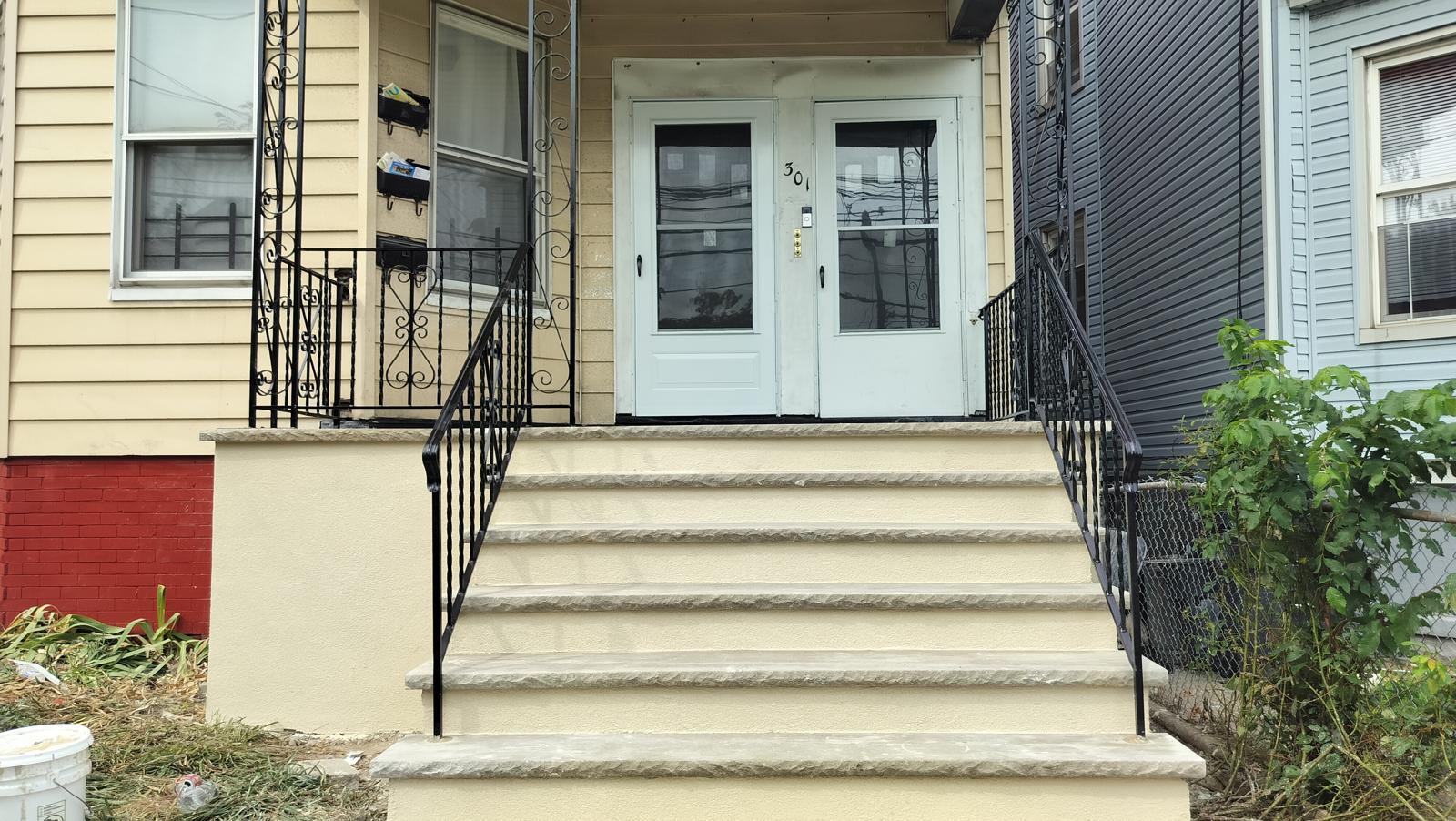 stucco stairs